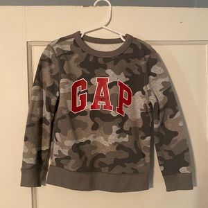 GAP Kids Grey Fatigue Sweatshirt Boy Size XS